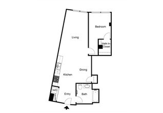 One Bedroom floor plan